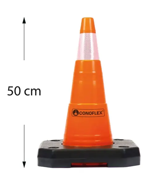 Cono Ciudad semiflexible con base 50 cm Conoflex