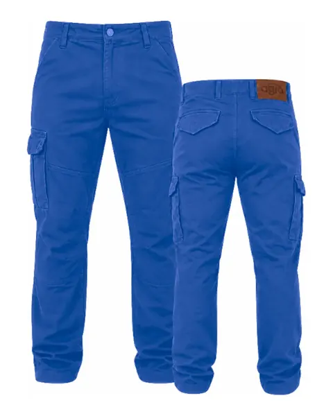 Pantalón cargo elastizado Agio azul