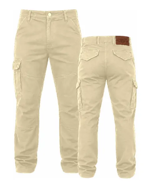 Pantalón cargo elastizado Agio beige